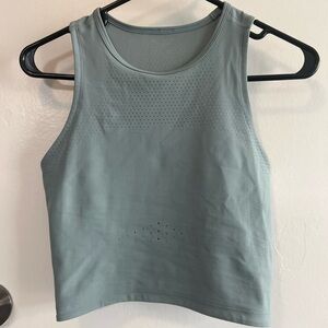 lululemon athletica Slate Blue Crop Top